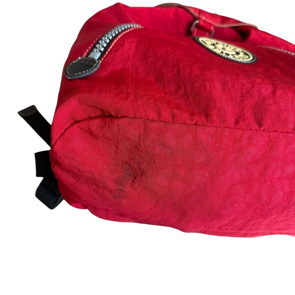 Kipling Red Drawstring Backpack - Picture 8 of 13